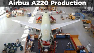 New AIRBUS A220 Production ! Mirabel Plant (Canada)! How it's made