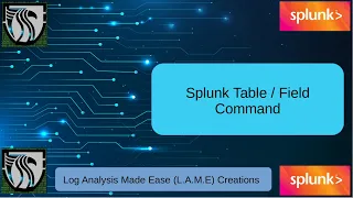 Splunk Table / Field Command