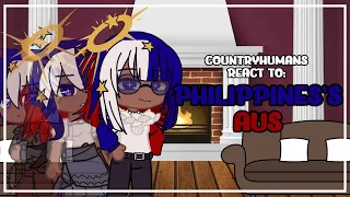 Countryhumans react to Philippines AUs | Gacha