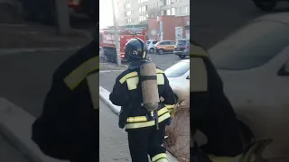 Возгорание на рынке МЖК в Чите