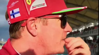 Kimi Raikkonen eats his mucus Malaysia GP 2017