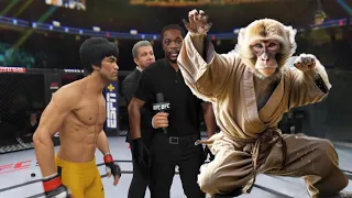 UFC4 Bruce Lee vs. Big Gibon EA Sports UFC 4
