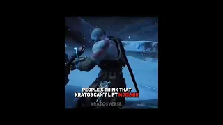 People Think That Kratos Can't LIFT mjolnir! #kratos #godofwarragnarok