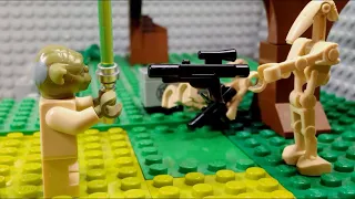 Yoda vs Droids | A Lego Star Wars Stop Motion