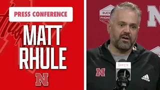 Nebraska Football Head Coach Matt Rhule's press conference ahead of Michigan game I Nebraska Huskers