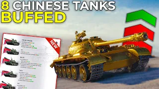 Type 59, 121 and 7 Other Chinese Tanks Buffed! | World of Tanks Tank Buffs - Update 1.15+