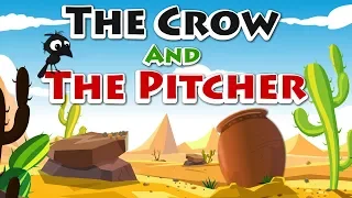 The Crow and the Pitcher | The Thirsty Crow | Aesop Fables For Kids By Kids Tv