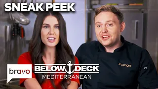 SNEAK PEEK: The Guests Discover Chef Jack Luby's Weakness | Below Deck Mediterranean (S8 E2) | Bravo