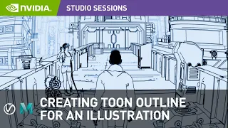 Creating Toon Outline for an Illustration in Maya w/ Nick Sullo