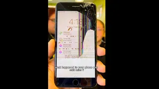 She went to get a coffee and damaged her #iphone 🤯 How ?🤔 #shorts #iphone13 #apple #ios #android