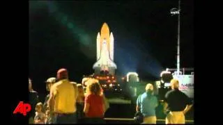 Raw Video: Shuttle Atlantis Rolls to Launchpad