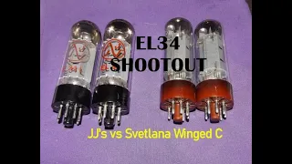 JJ's EL34 vs Svetlana Wing C EL34 Tube Shootout Sound Comparison