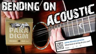 Bending On Acoustic Guitar Made Easy!
