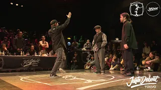 Funky Bee vs Jenes&Yuta【JUSTE DEBOUT TOKYO 2020】POP SEMIFINAL