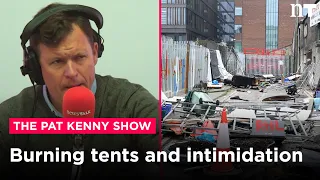 Burning tents and intimidation: 'Horrific action by far right activists'