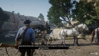 This is How High Honor Players Rob The Stagecoach from Blackwater - Red Dead Redemption 2
