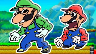 One two buckle my shoe but it's the mario movie animated