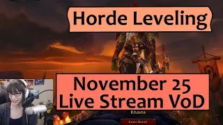 Horde Druid Broken Isles Leveling - November 25th Live Stream VoD