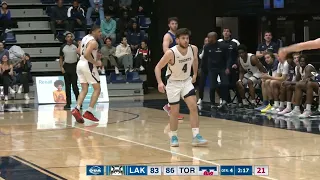 HIGHLIGHTS: Toronto 93, Lakehead 89 (Men's Basketball)