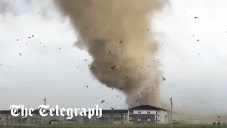 Tornado rips through apartment blocks in Indiana