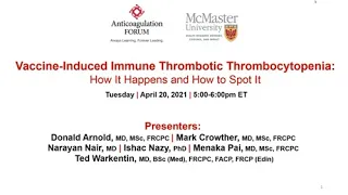 Vaccine-Induced Immune Thrombotic Thrombocytopenia: How it Happens and How to Spot It