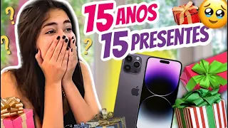 😍 15 ANOS 15 PRESENTES - Bela ganhou o NOVO IPHONE 14 ?? - Bela Bagunça