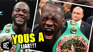 Deontay Wilder #s PROVES LIES OUTRIGHT (vs. Fury)