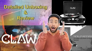 Claw Vinyl Record Player Turntable | Detailed Uses Explained by Sunny Soni 🎵 | Knockout Creator 🔥