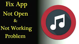 How to Fix Music Player App Not Working Issue | "Music Player" Not Open Problem in Android & Ios