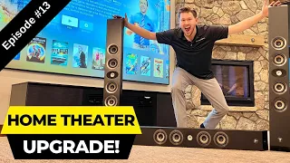 BIG Home Theater UPGRADE! Focal On Wall 302 LCR's!