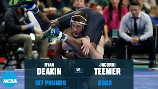 Ryan Deakin vs. Jacorri Teemer: 2022 NCAA wrestling championship semifinal (157 lb.)