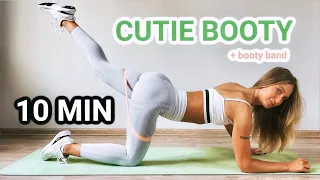 10 MIN CUTIE BOOTY - with booty band / special workout for your glutes, anticellulite impact