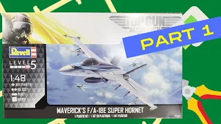 1/48 Revell Top Gun Maverick F -18 Custom Build | Part 1