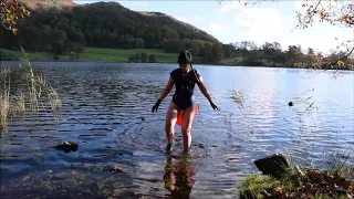 Wild Swimming at Loughrigg Tarn, 2018, The Lake District