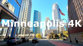 Minneapolis, Minnesota 🇺🇸 Driving Downtown 4K