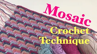 BEGINNERS GUIDE TO MOSAIC CROCHET // mosaic crochet technique // Ophelia Talks Crochet