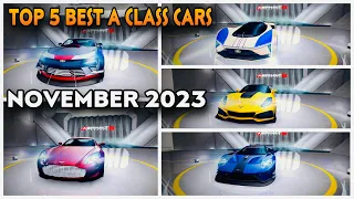 Top 5 Best A Class Cars For Multiplayer & Gauntlet: Asphalt 8