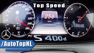 2018 Mercedes Benz S Class S400d ACCELERATION & TOP SPEED 0-250km/h by AutoTopNL