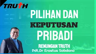 Pilihan dan Keputusan Pribadi | Renungan 11 Mei 2020