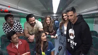 Akshay Kumar & The Other Cast Of ‘House Full 4’ Promote The Film in Special Train Journey