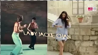 lady jackie chan fight
