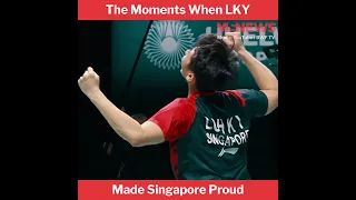 The Moments When Loh Kean Yew Made Singapore Proud