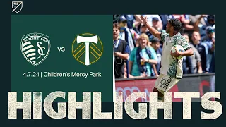 HIGHLIGHTS | Sporting Kansas City vs. Portland Timbers | Apr. 7, 2024