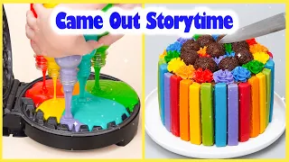 😜 Came Out Storytime 🌈 Cute and Creative Rainbow Cake Decorating  Do It Yourself