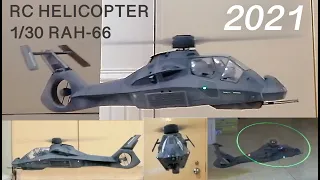 RC helicopter (1/30 RAH-66) using JJRC M03 rc & Esky Co-Comanche body) 4K