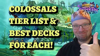 The BEST DECK for EACH COLOSSAL! (Hearthstone Legendary Colossals Tier List)