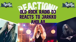 [REACTION!!] Old Rock Radio DJ REACTS to JARKKO AHOLA ft. "Walking in the Air" (Live)