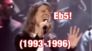 Mariah Carey Anytime You Need A Friend “Never Let GOO” Eb5/E5 Note Compilation (1993-1996)