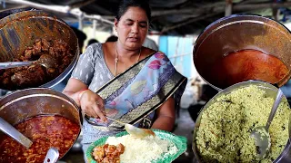 Hardworking woman street food | It's a Lunch Time | Hyderabad Famous Aunty Street Food