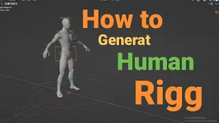 How TO Rigg Human In Blender || Basic Human Rigg